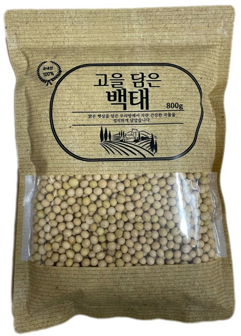 고을담은 국산 백태, 800g, 1개