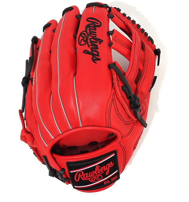 롤링스 HOH 스페셜 메이크업 SMU 글러브 우투용 GH4WXHDBH34-6-SC/B, 1개, 스칼렛 + 블랙