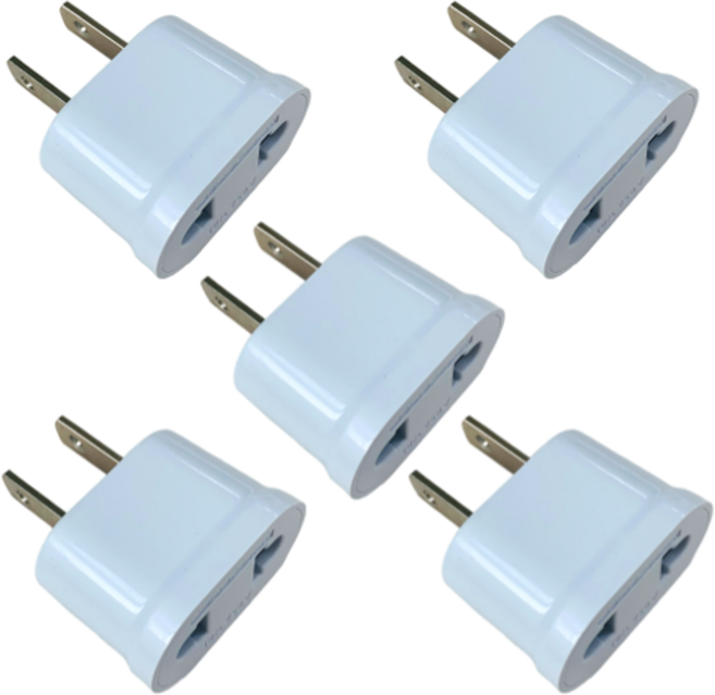 에이치앤이티 110V 변환어댑터 해외용 WN-20, 5개