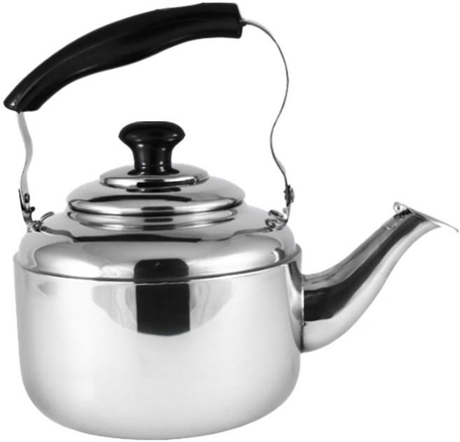 키친플라워 뉴 하모니카 주전자 IH, 1.5L, 실버, 1개