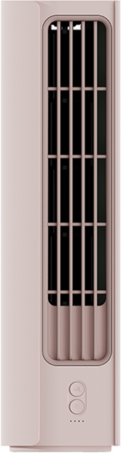 포미그 무선 미니 타워 탁상용 선풍기 FMF-303, FMF-303PK, 베이비핑크