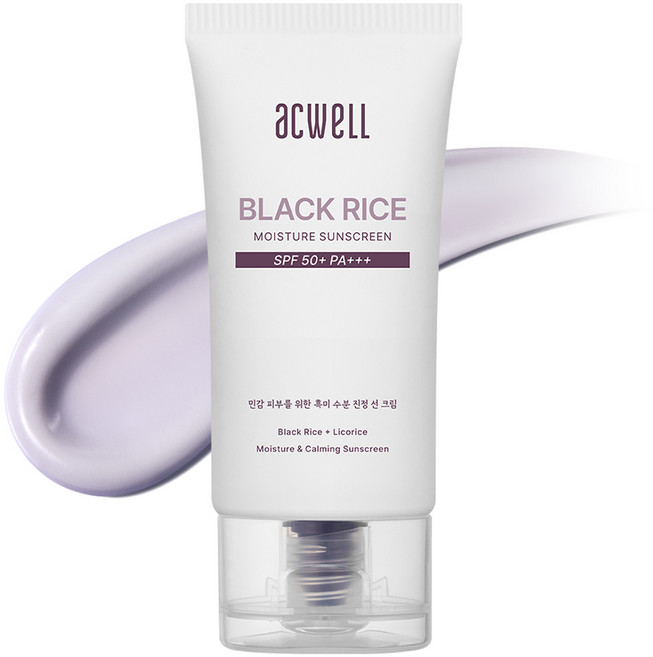 아크웰 흑미 수분 선크림 SPF50+ PA+++, 50ml, 1개