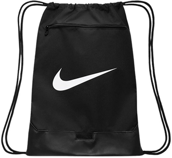 나이키 남성용 브라질리아 9.5 드로스트링 백, 블랙, 1개