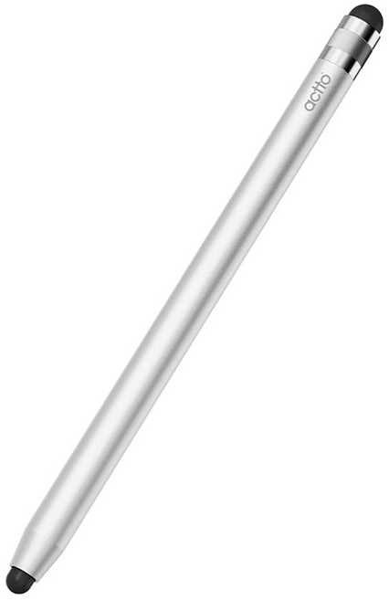 엑토 스마트폰 태블릿 정전식 터치펜 PEN-07, 1개, 실버