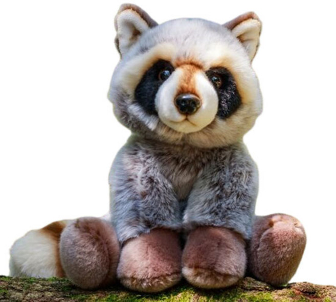 Animigos 來自英國的動物朋友玩偶, 26cm, 浣熊