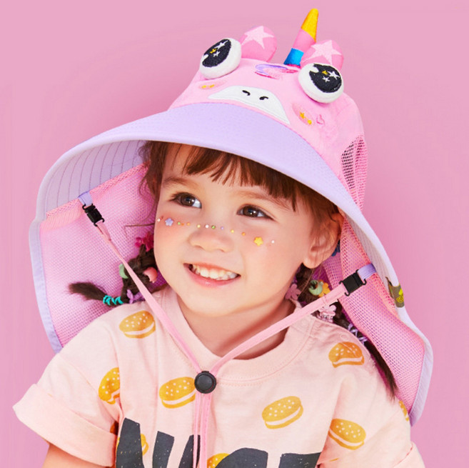 레몬키드 아동용 썬햇 플랩캡