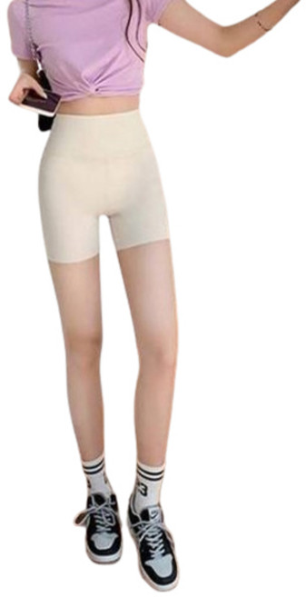 마켓피아 여성용 여름 요가 필라테스 하이웨이스트 3부 레깅스 쇼츠