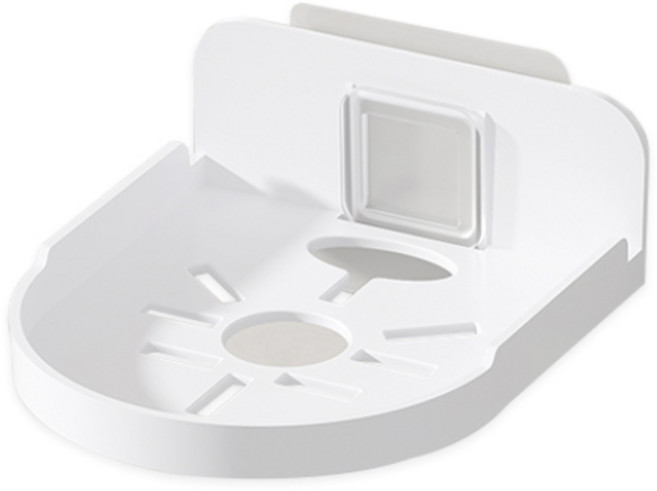 1991프로젝트 가정용 무타공 홈캠 cctv 거치대 화이트, 1개