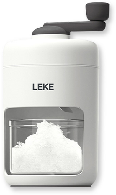 LEKE 폴리 수동 빙수기, 아이보리, 1개