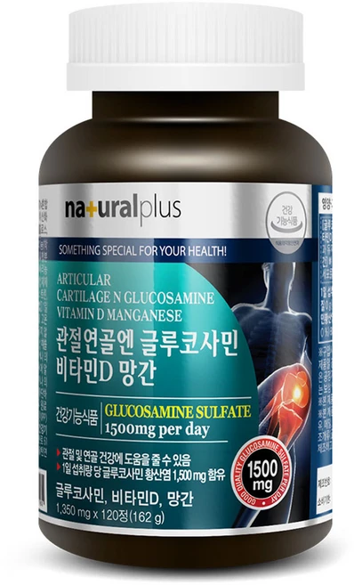 내츄럴플러스 그린글루코사민, 120정, 1개 - 쿠팡