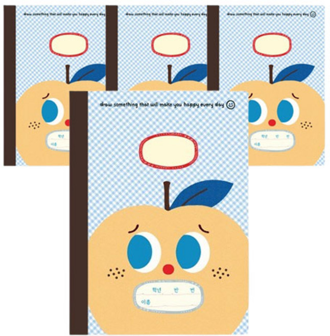 헬로우모리스 그림 일기장 초등1-2, 배, 4개