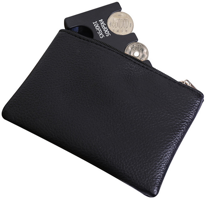 아펙토 심플 지퍼 동전지갑 + 휴대용 일본동전지갑 세트