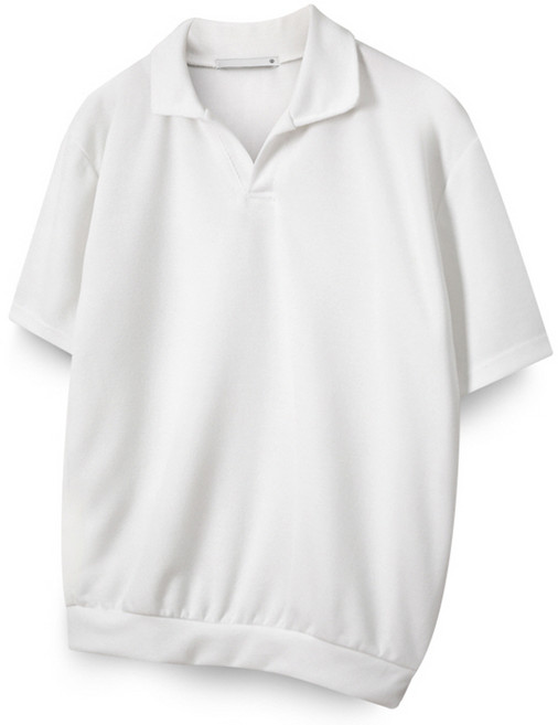 해리슨 남성용 멜론 오픈 카라 니트 반팔 SNC1007