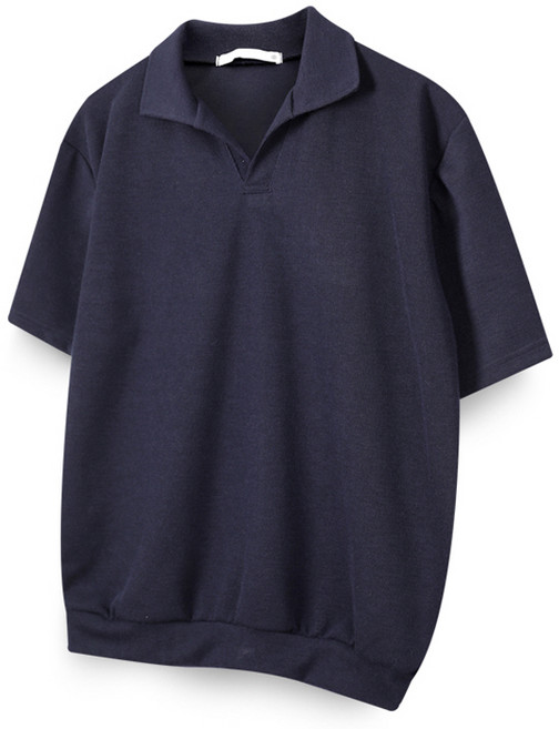 해리슨 남성용 멜론 오픈 카라 니트 반팔 SNC1007