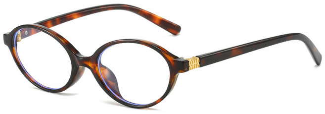 엔클레어 여성용 오발 Y2K 프레임 안경