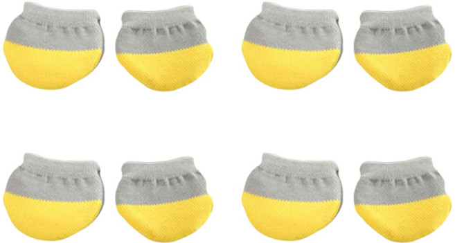 캐리어 바퀴 커버, 옐로우, 8개