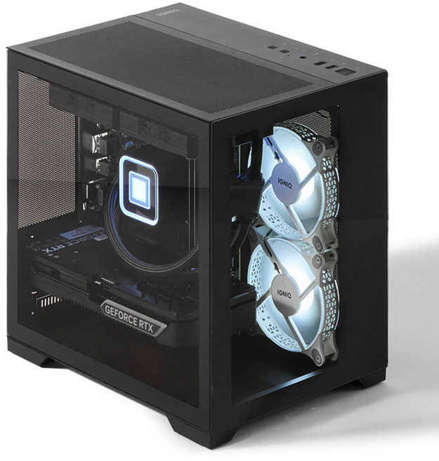 IGNIQ 2024 Integ Zenji 8500 Ryzen 5 Ryzen 8000 系列, WIN11 Home, 黑色, 16GB, IG-ITZ00021, 1TB