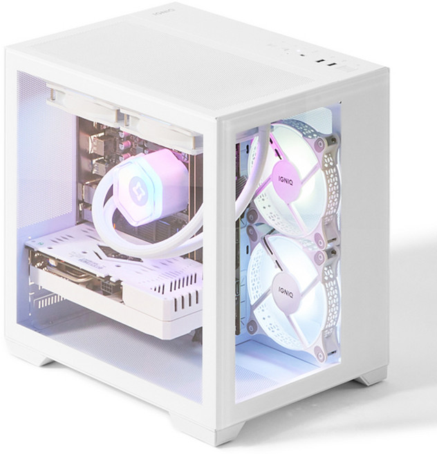 IGNIQ 2024 Integ Genji 5635 Ryzen 5 Ryzen 5000系列GeForce RTX 3050, 白色, 16GB, WIN11 Home, 512GB, IG-ITZ00012