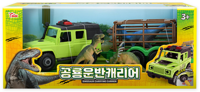 씽크토이 아동용 공룡운반 캐리어 작동완구, 혼합색상, 1개