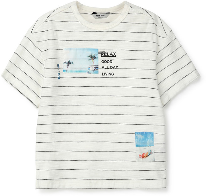 레노마키즈 남아용 통기성 슬럽 ST 티셔츠 R2422T12601