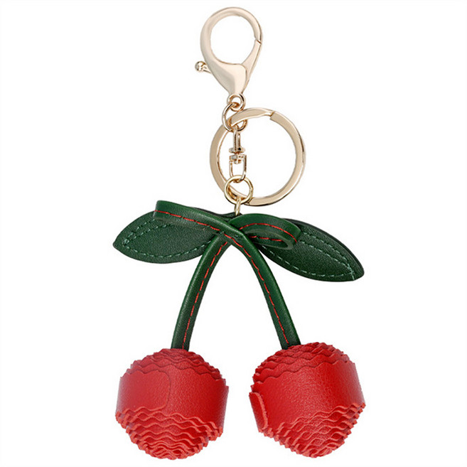 소리달 리체 앵두모양 백꾸 가죽 열쇠고리