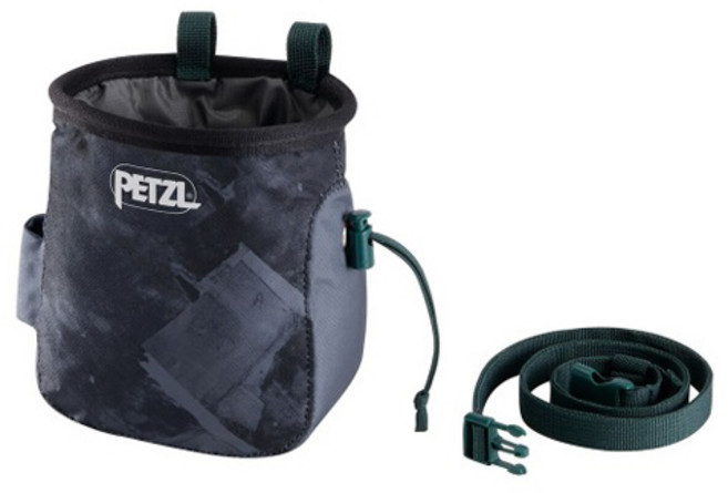 페츨 사카 클라이밍 볼더링 초크백 AP-S039BB, 다크 그레이