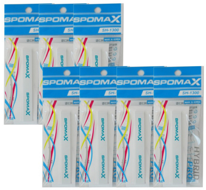 SPOMAX 하이브리드 오버그립, 화이트, 7개