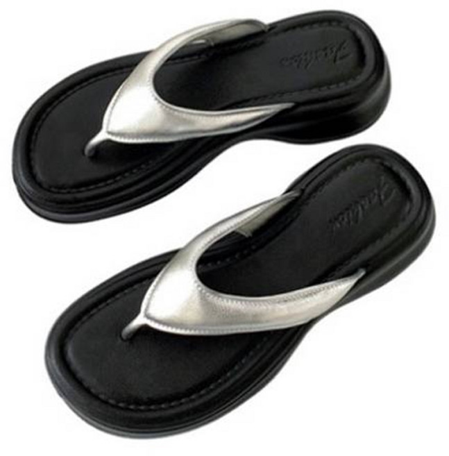 피어니스트 여성용 와이드 키높이 쪼리