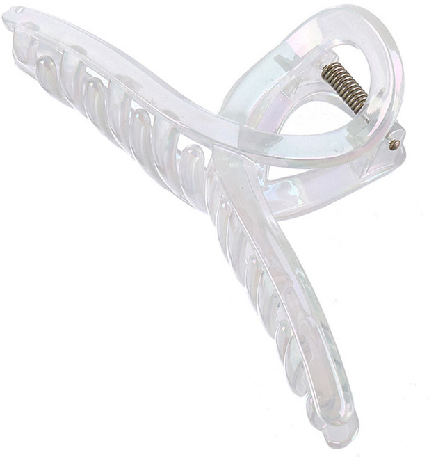 수스다 홀로그램 오로라 올림머리 헤어집게핀 4104