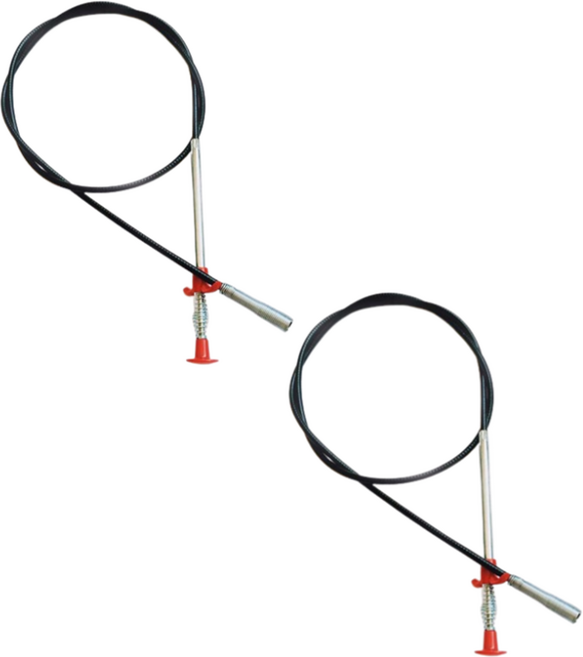 하이엉클 스프링 배수구 집게 클리너 2p, 혼합색상