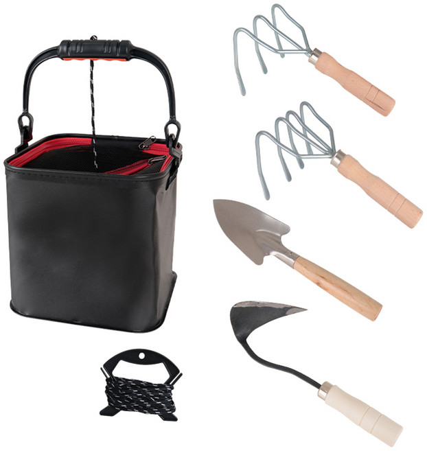 디펜즈만 갯벌체험 해루질 장비 5종세트, 블랙