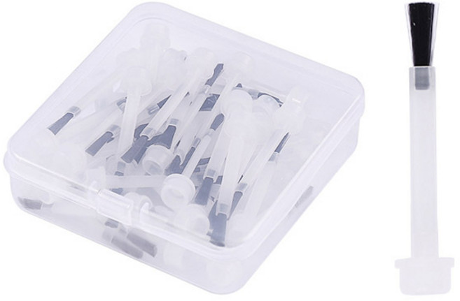 카카스 퍼니네일 네일폴리쉬 내장 솔대 플랫형 KN-A4135 50p, 혼합색상, 1개