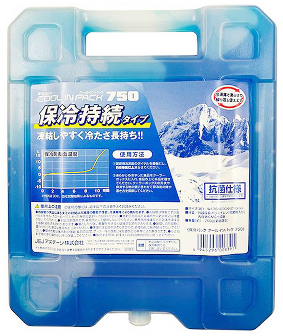 제이제이아스테이지 750 블루 아이스팩, 1개, 1세트