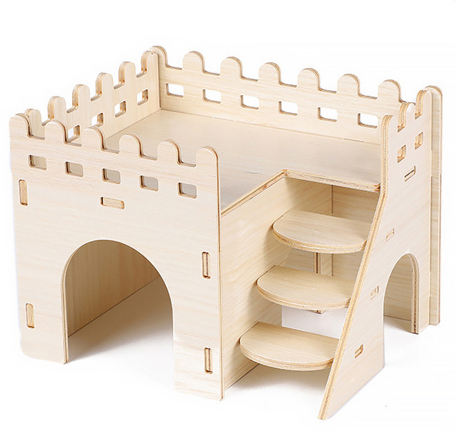 랜보어 햄스터 빌리지 하우스, 우드, 1개