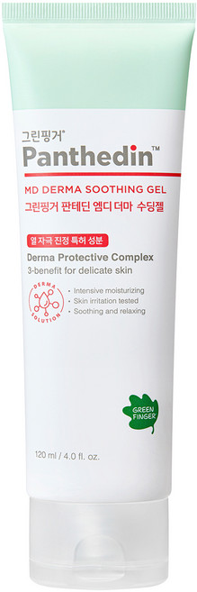 그린핑거 판테딘 엠디 더마 수딩젤, 120ml, 1개
