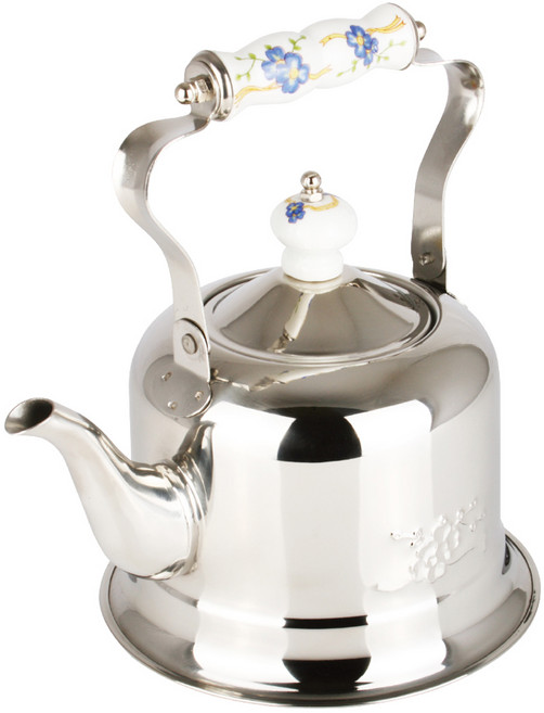 리빙글로리 굿모닝 인덕션 주전자, 실버, 1개, 1.2L