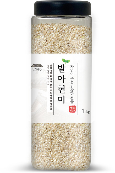 건강곡간 발아현미, 1kg, 1개