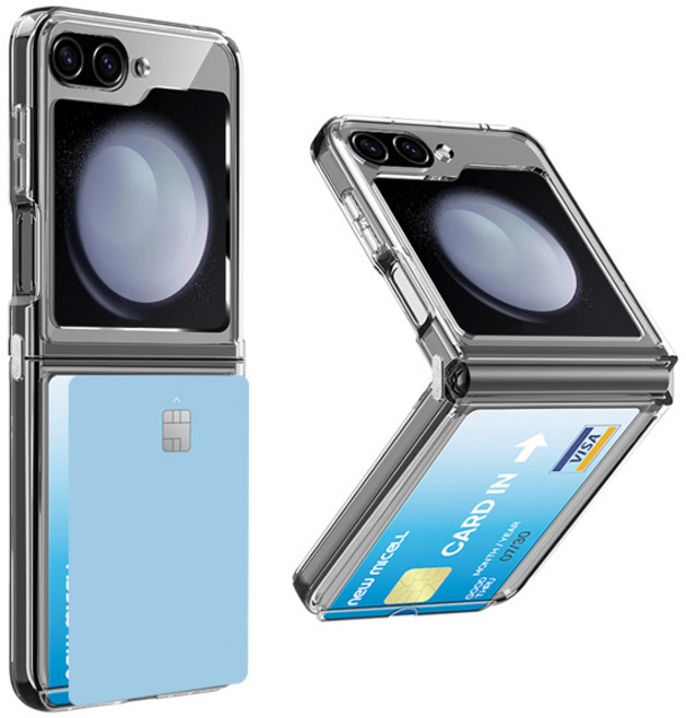 워너프 투명 카드 수납 젤리 휴대폰 케이스