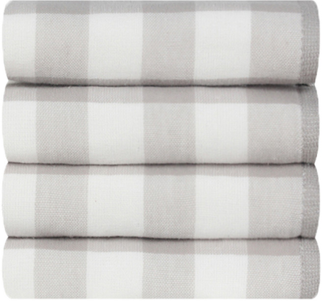 송월타월 양면이 달라 실용적인 거즈 세면타월 126g 면사, 그레이, 4개