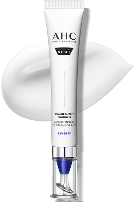 AHC 프로 샷 히알루로 딥 볼륨 5 캡슐 인퓨즈드 아이크림 포 페이스, 30ml, 1개