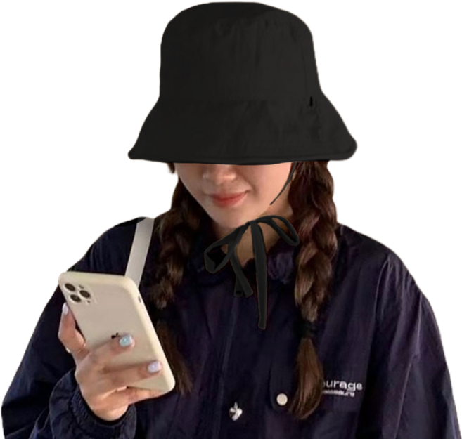 아펙토 바스락 턱끈 버킷햇