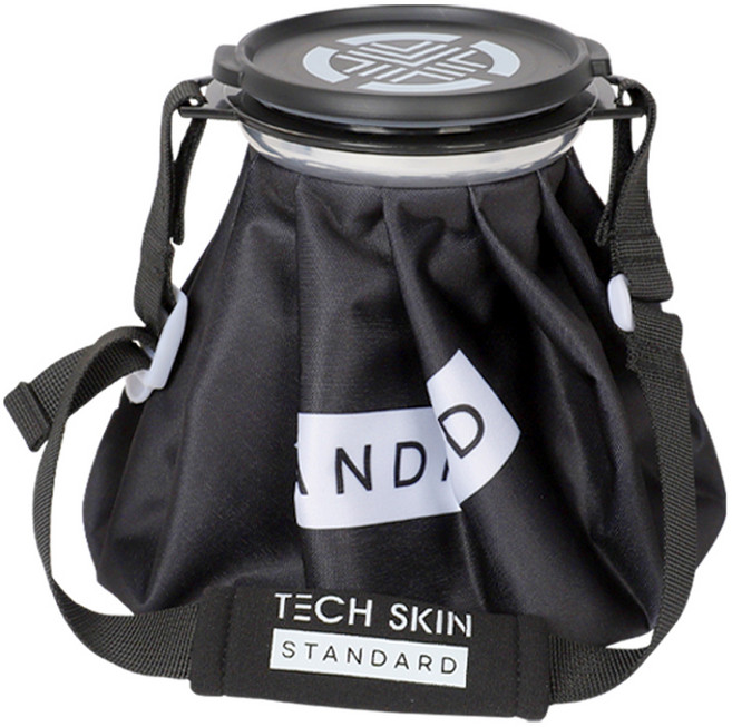 테크스킨 골프 라운딩 스트랩 얼음주머니 블랙 25cm, 1개