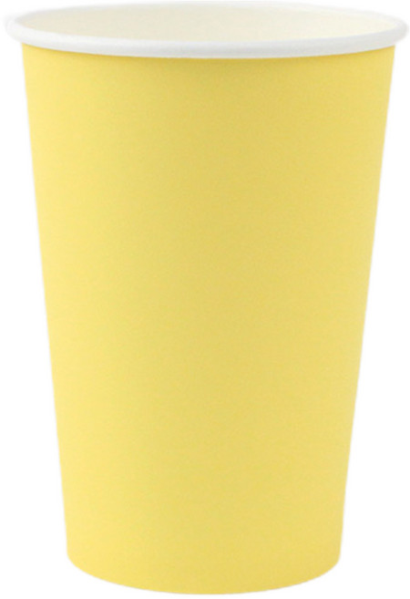 아이엔피 파스텔 종이컵 레몬옐로우 390ml, 50개입, 1세트