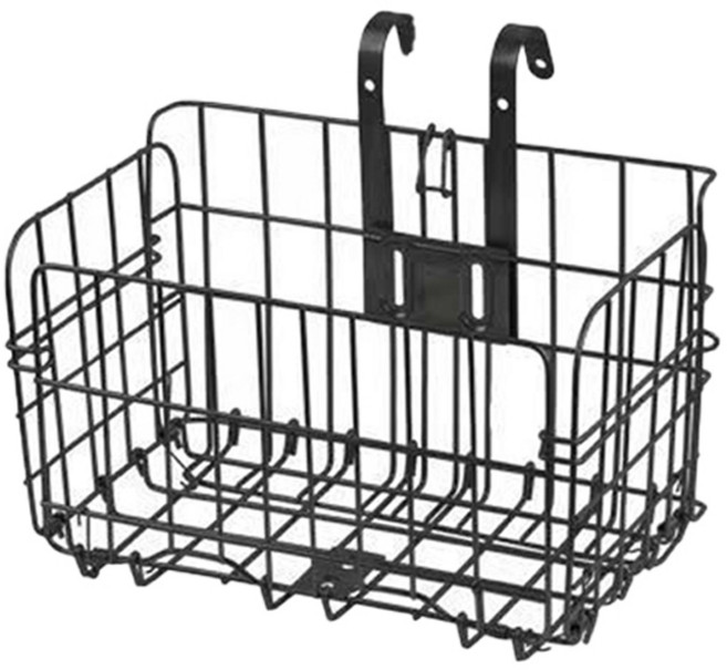 닥터바이크 탈부착 접이식 바구니 SLA-3424, 블랙, 1개