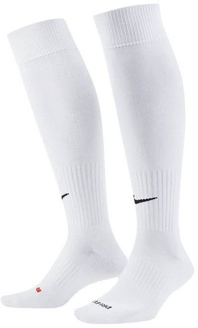 나이키 클래식 풋볼 드라이 핏 축구양말 SX4120-101, 화이트, 1개
