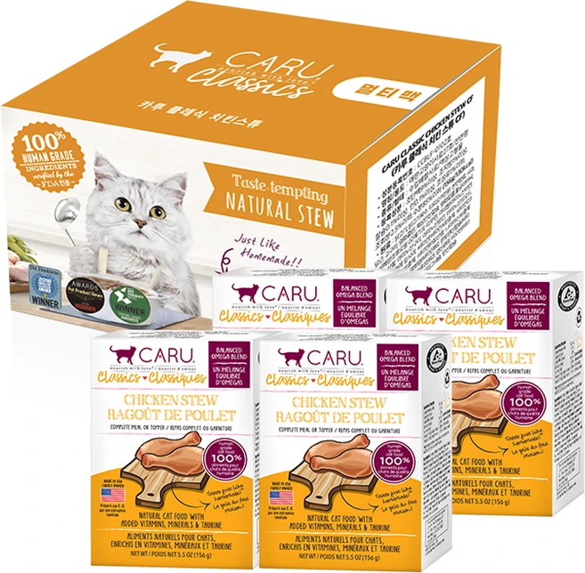 카루팻푸드 전연령 고양이 클래식 스튜, 닭, 624g, 1개 - 쿠팡