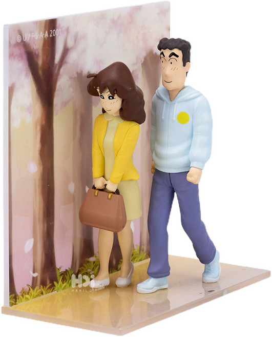 짱구 신형만의 회상 피규어 신형만 + 봉미선, 1개