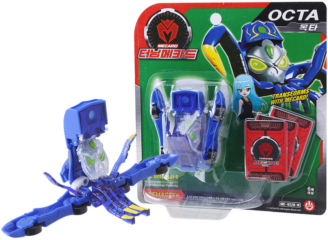 터닝메카드 옥타 변신로봇, 혼합색상, 1개