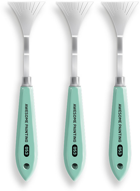 어썸페인팅 변형 나이프 소프트형, 3개