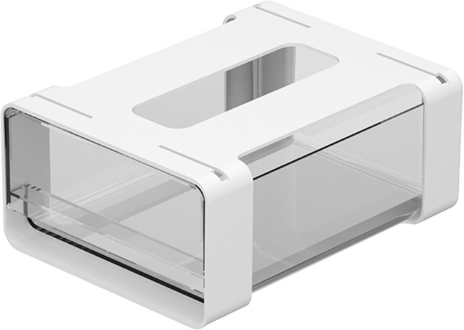 코히모 붙이는 부착식 책상밑 슬라이딩 히든서랍 스몰 4W219, 혼합색상, 1개